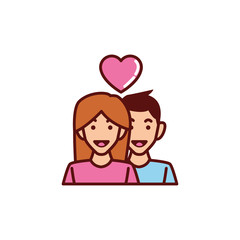 romantic passion love flat line