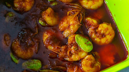 Chili prawns or know as 