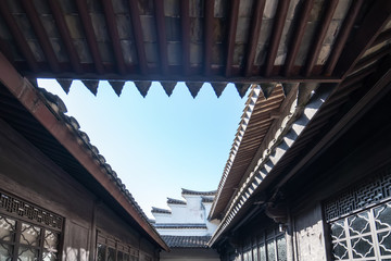 Fototapeta na wymiar Ningbo's ancient architectural houses