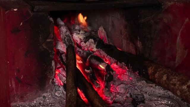 Wood oven in typical Brazilian farm countryside