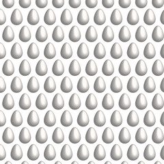 Vector seamless pattern. Easter eggs. Drawing for paper, fabric, wallpaper. Abstract background pattern