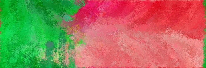 endless pattern. grunge abstract background with lime green, indian red and crimson color. can be used as wallpaper, texture or fabric fashion printing