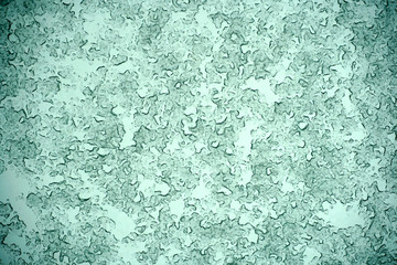 melting snow on the outside window surface