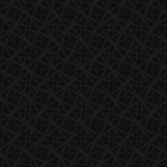 Black seamless pattern of geometric elements. The simplest geometric shapes. 