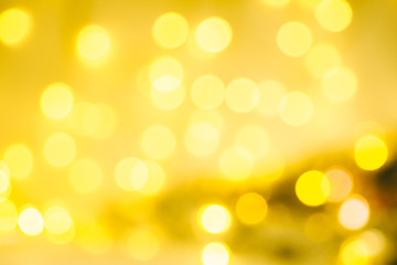 Christmas background. Festive abstract background with bokeh defocused lights and stars