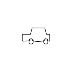 Car icon. City transport symbol. Logo design element
