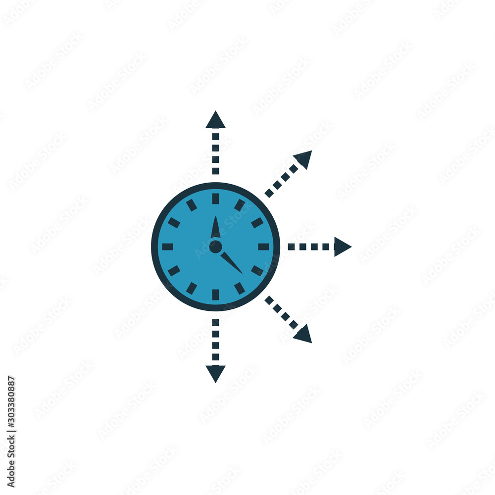 Poster quick changes icon. simple element from productivity icons collection. creative quick changes icon u