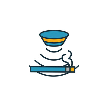 Smoke Detector icon. Simple element from sensors icons collection. Creative Smoke Detector icon ui, ux, apps, software and infographics