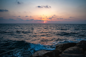 Every day you can stand on the seashore and enjoy the sunset, but you cannot see two identical...