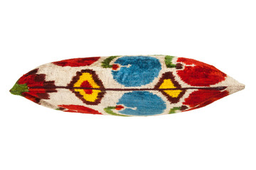 colored Pillow isolated on White Background