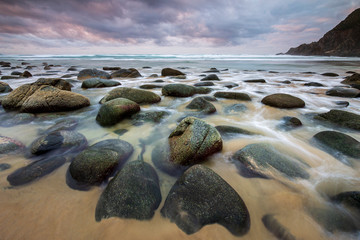 Ebb and Flow at Campelo Beach Valdoviño Galicia