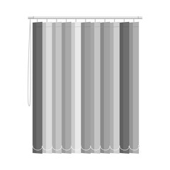 Vector illustration of blinds and wooden sign. Graphic of blinds and casement stock vector illustration.