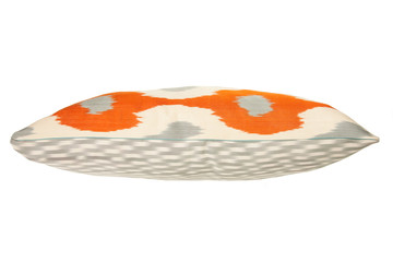 colored Pillow isolated on White Background