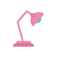 school lamp desk flat style icon