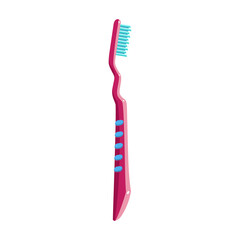 Toothbrush vector icon.Cartoon vector icon isolated on white background toothbrush .