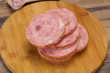 Natural ham made from pork