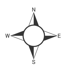 Vector Compass icon.