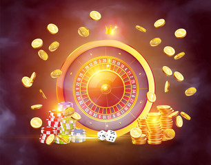 Realistic casino gambling roulette