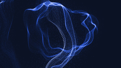 Digital technology background. Abstract connections. Futuristic sci-fi user interface concept with gradient.  Big data, artificial intelligence, music hud. Blockchain and cryptocurrency