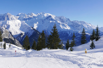 holiday at the foot of Mont Blanc, France