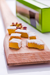 Egyptian lokum malban halwa el mouled dessert