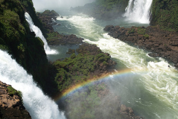 A Rainbow at Iguazu Falls 