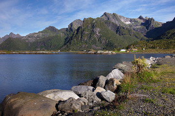 Sea bay, fjord in Norway
