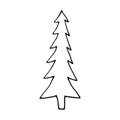 Obraz premium Season's greetings. Hand drawn Christmas holiday collection with lettering and decoration vector elements for greeting cards, stationary, gift tags, scrapbooking, invitations.