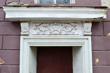 Fototapeta na wymiar Doorway framing in an old building