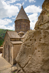 Beautiful Geghard monastery in Armenia