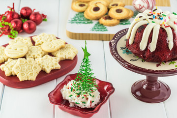 Christmas  sweets table.