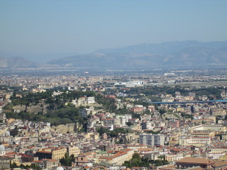 Fototapeta na wymiar panorama Napoli città