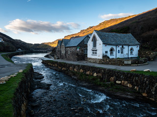 A general view of Boscastle in Cornwall, England