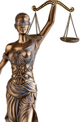 Bronze Themis statue - symbol of Justice