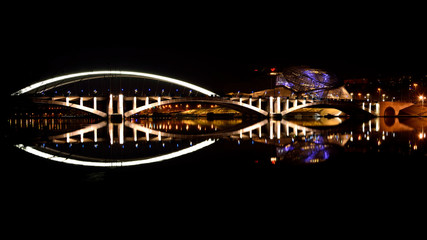 Obraz premium bridge at night