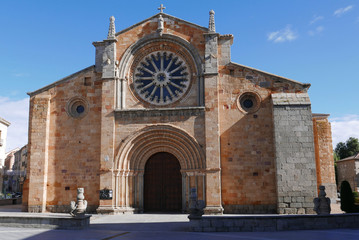 Eglise San Pedro à Avila, Espagne