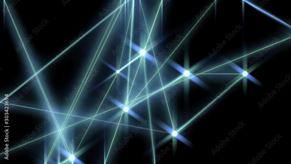Poster abstract lines and dots move around the screen in this abstract 70s disco background with copy or ti
