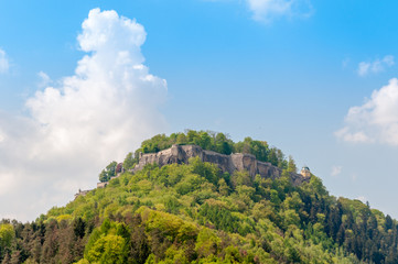 Festung & Stadt Königstein - Sachsen, Elbe, Dresden, Pirna, 
