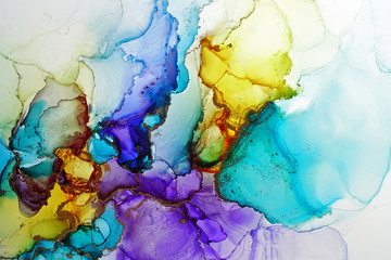 Alcohol ink abstract texture