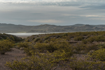 Fototapeta na wymiar Elephant Butte State Park in New Mexico.