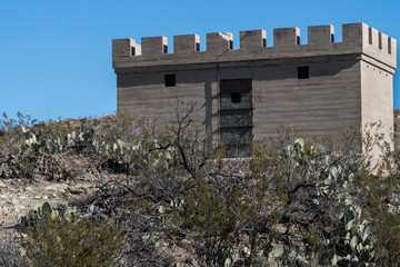  Elephant Butte townsite jail, New Mexico.