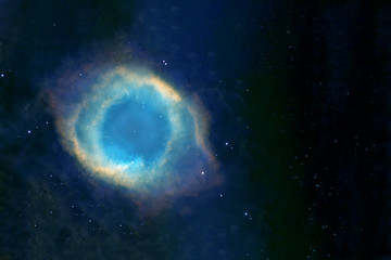 Distant cosmic nebula. Elements of this image were furnished by NASA.