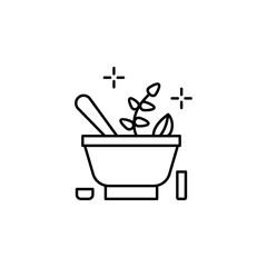 Spicy food national icon. Simple line, outline vector of culture Thailand icons for ui and ux, website or mobile application