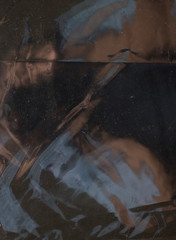glossy polyethylene texture with bruises and dust