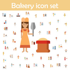 Scoop, bakery color icon. Bakery icons universal set for web and mobile