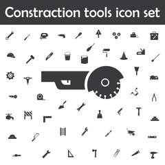 Angle grinder icon. Constraction tools icons universal set for web and mobile