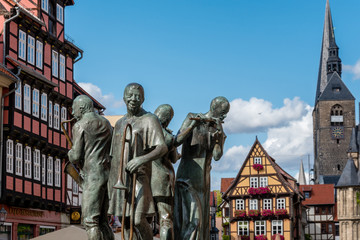 Fototapeta premium Stadt Quedlinburg - Harz, Sachsen-Anhalt
