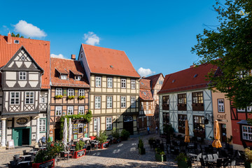 Fototapeta na wymiar Stadt Quedlinburg - Harz, Sachsen-Anhalt