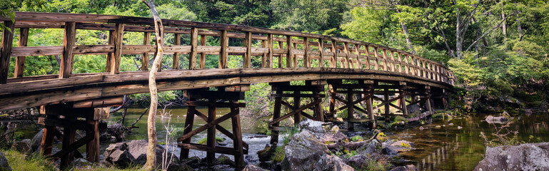 Fototapeta premium Bridge at Yunoko (Banner)
