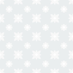 Seamless pattern vector, repeating white and gray geometric shapes  on gray background. Trend modern design pattern background.